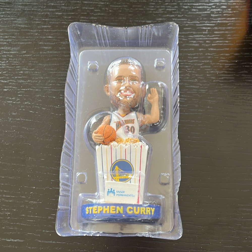 Stephen Curry POPCORN EDITION Bobblehead 2019 Golden State Warriors NIB (item A) - Picture 8 of 15